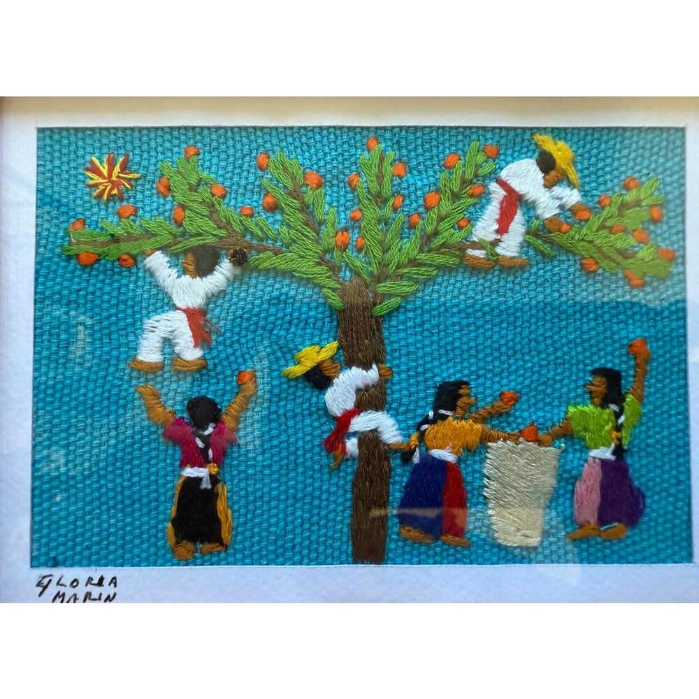 Handmade Embroidered Mexican Folk Art by Gloria Marin Rendon - Picture 2 of 4